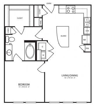 Landmark On Lovers - A4-1 - 1 Beds - 1 Baths - 765 Sq. ft. - Landmark On Lovers