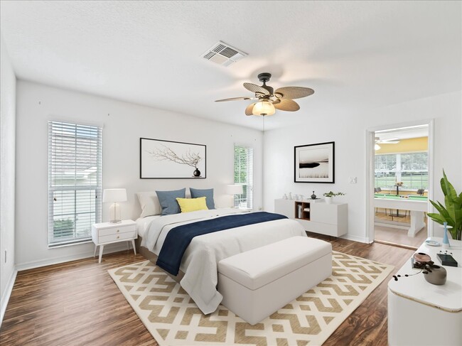 Master Bedroom Staged - 11025 SE 174th Loop