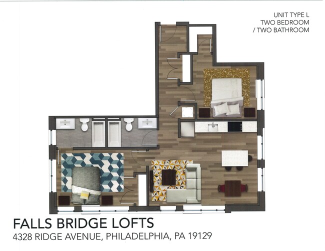 Floorplan - Falls Bridge Lofts