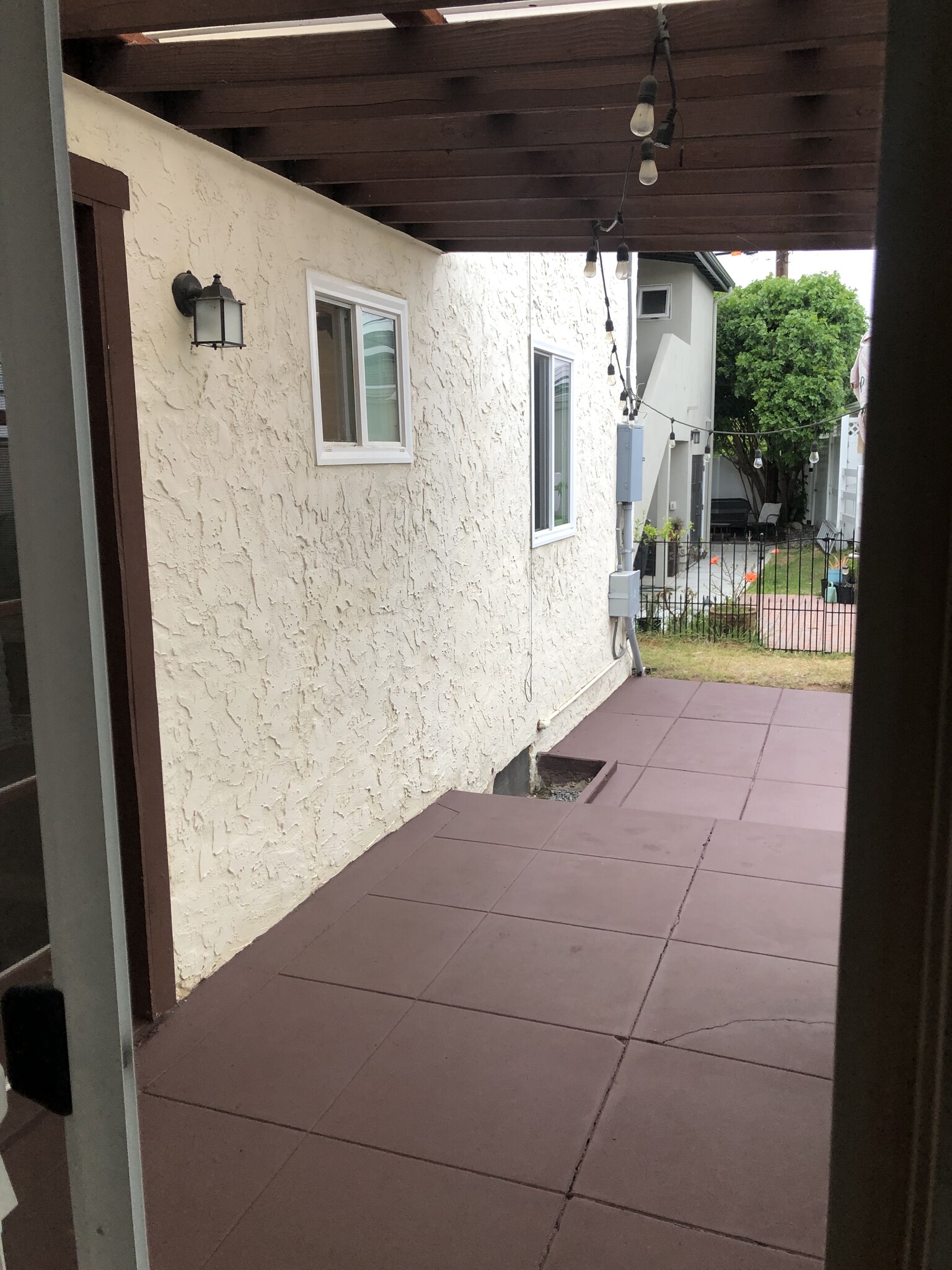 Rear private patio - 4778 Aragon Dr