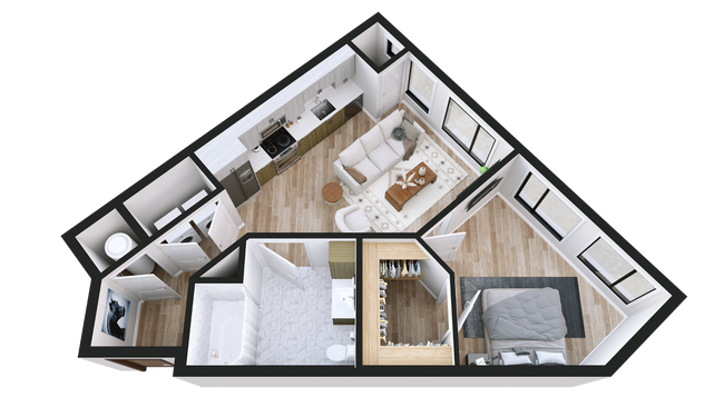 Floorplan - Carraway Apartments