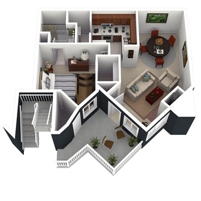 1BR/1BA - Camden Foxcroft