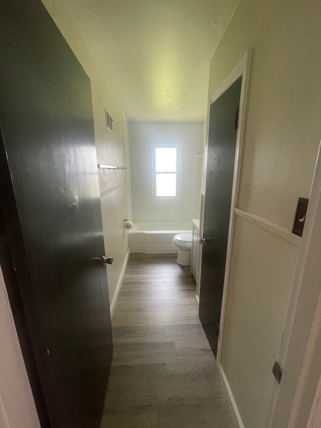 View into bathroom from hall - 1537 Boones Lick Rd