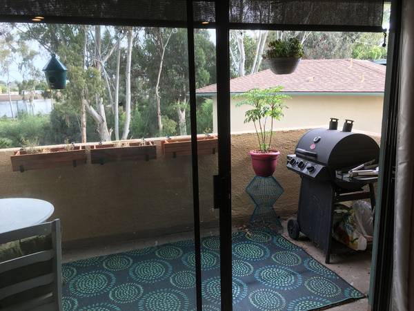Balcony overlooking pool and Rose Creek Canyon - 2609 Pico Pl