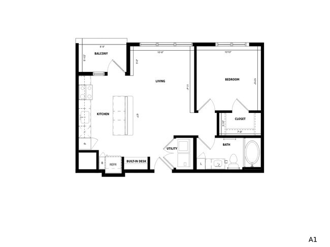 Floorplan - Standard on the River