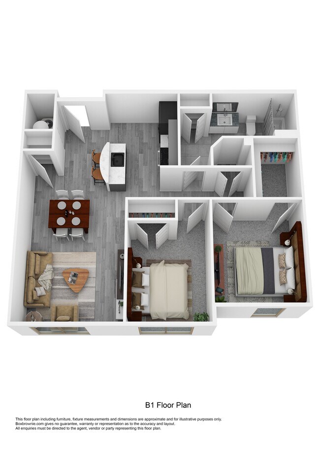 Floorplan - The Village at Slippery Hill Senior Apartments- 62+