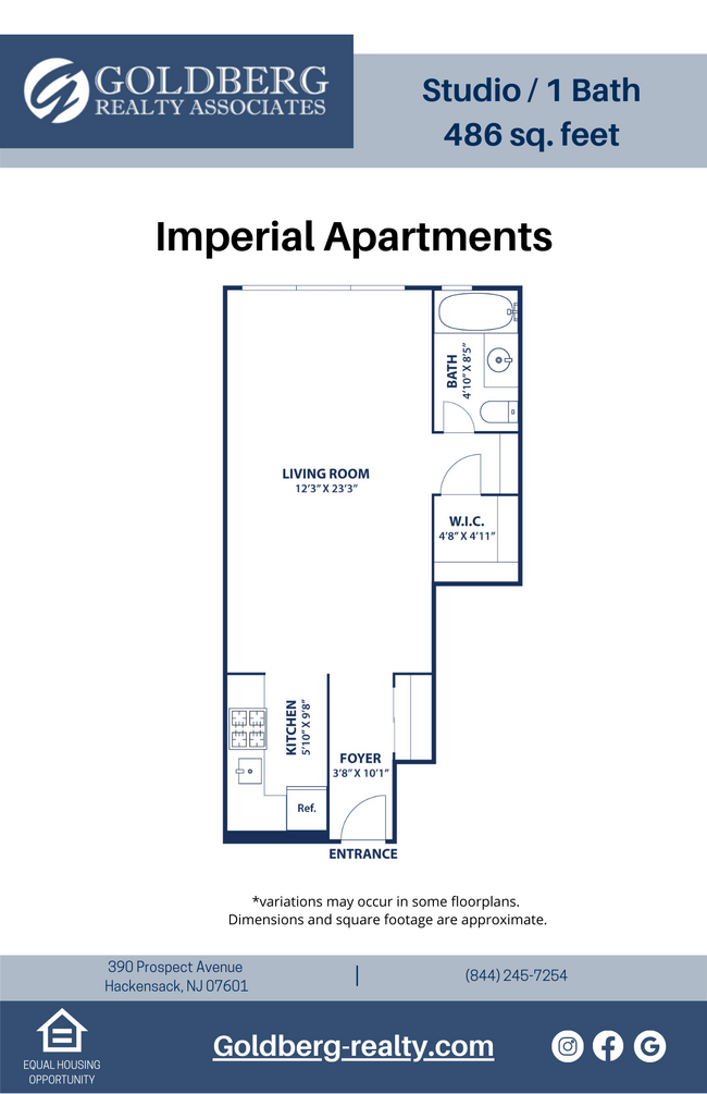 Floorplan - The Imperial Apartments