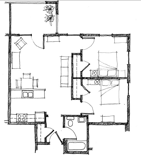 1BR/1BA - The Equinox