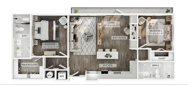 2BR/2BA - B2 - The Mercury