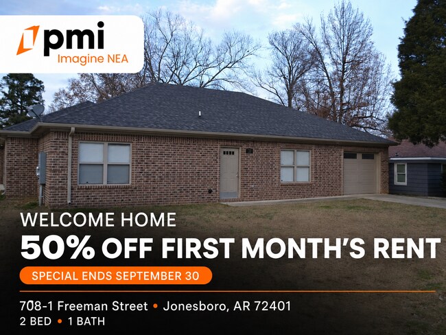 Building Photo - "Chic 2-Bedroom Duplex with Granite Elegance at 708-1 Freeman Street, Jonesboro!"