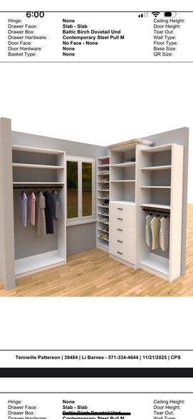 master closet - 807 Oak Bridge Ln
