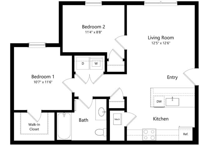 Floorplan - Northside Villas