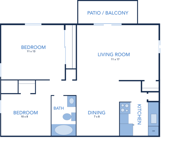 Floorplan - Colonial Court Apartments
