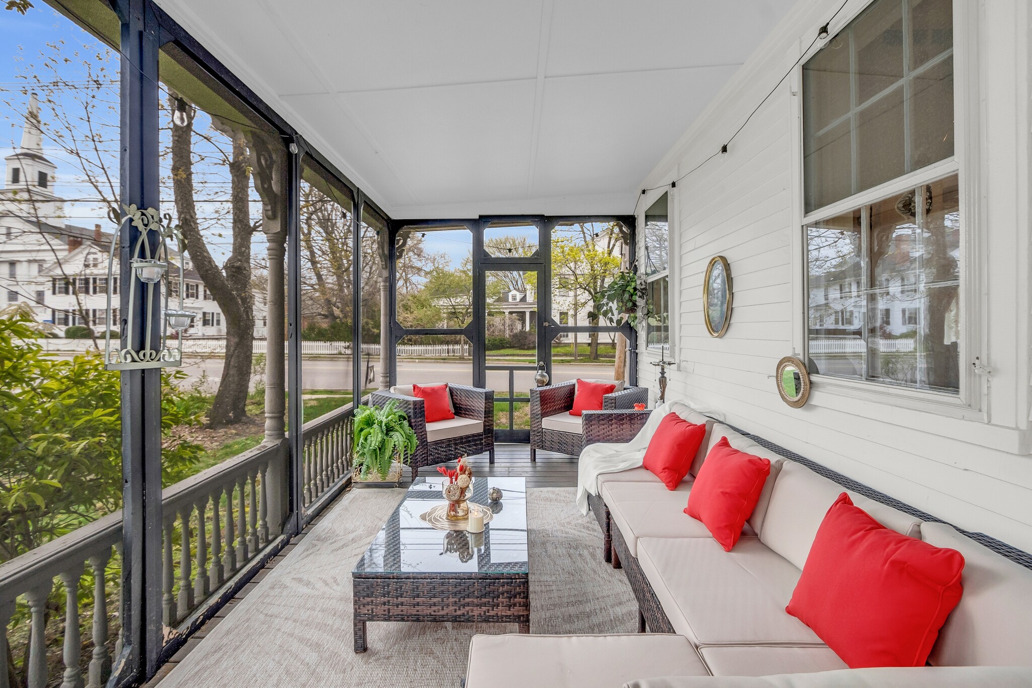 Screened in porch, 1st floor off dining room - 205 Main St