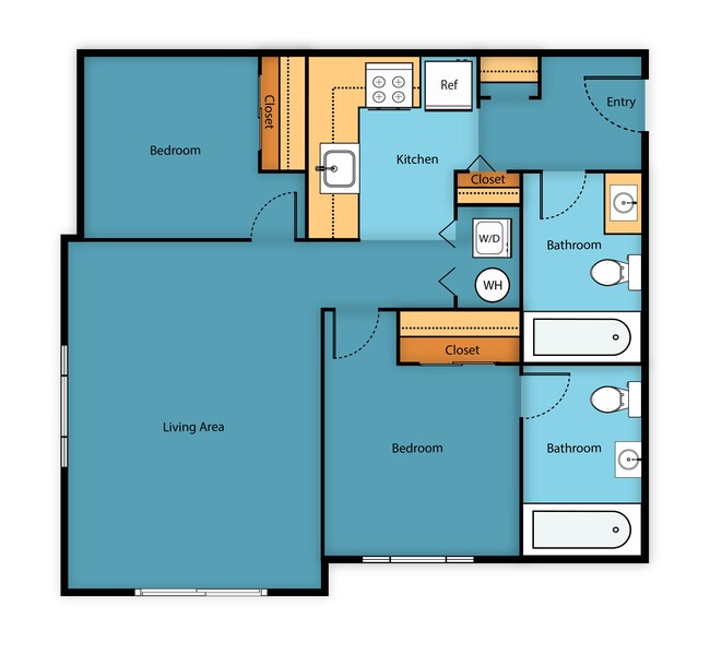 Floorplan - Sir Gallahad Apartment Homes