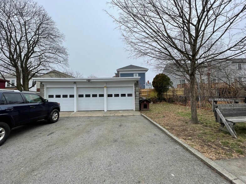 Off street parking for 2 cars. Garage for 1 car. 1st door on left - 121 Mount Washington St