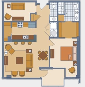 1BR/2BA - East 54