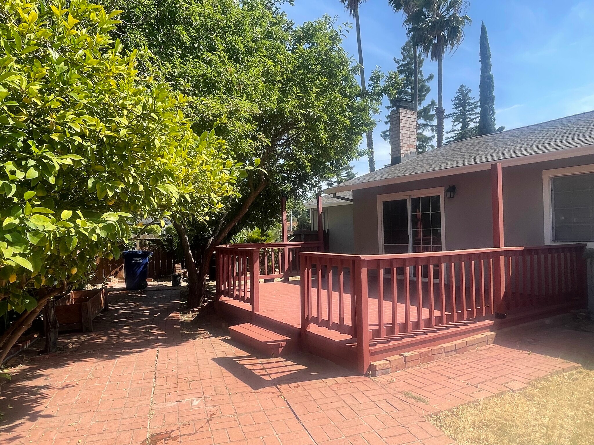 Deck from Yard - 1650 Farm Bureau Rd