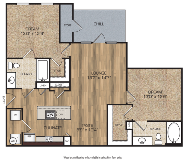 1078 Sq Ft - Encore Landing Apartments