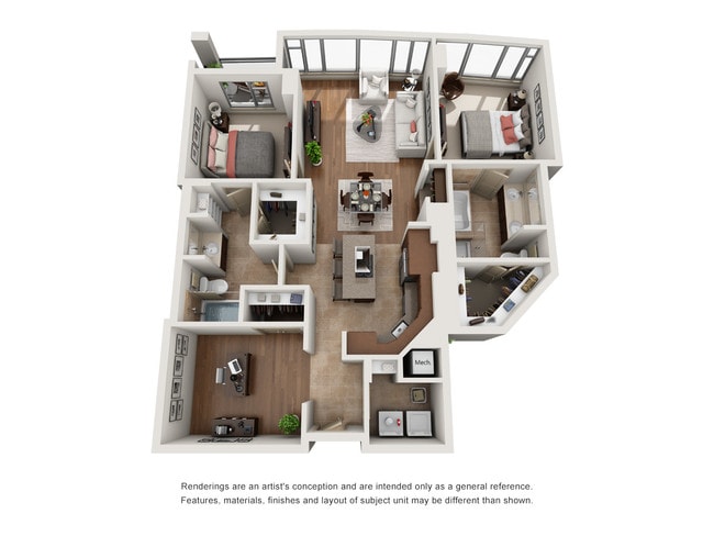 Floorplan - The Ashton at Judiciary Square