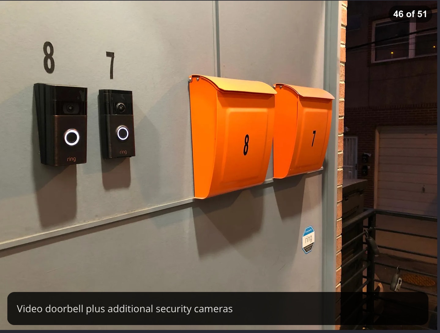Ring Camera Security - 2015 S Hutchinson St