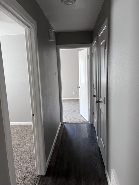 Hallway to second and third bedroom - 828 Horseshoe Dr