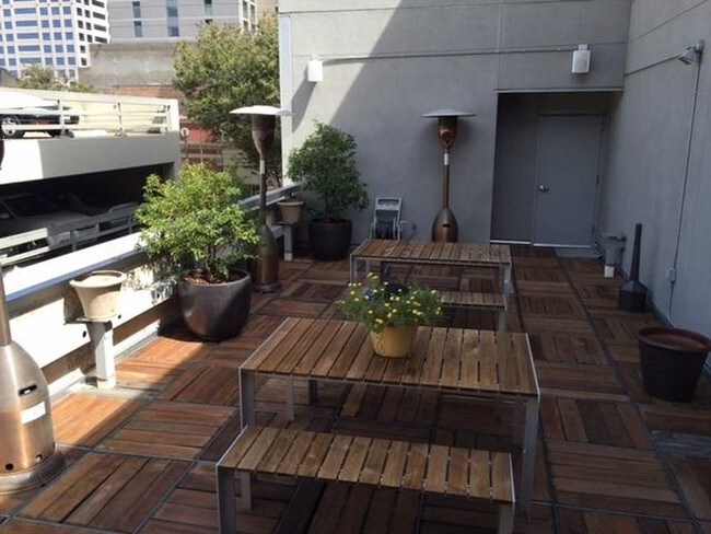 on roof patio - 1020 12th St