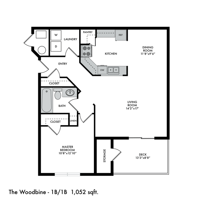 Floorplan - The Crossings at Chapel Hill