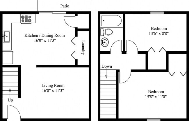 Floorplan - Liberty Village Apartments