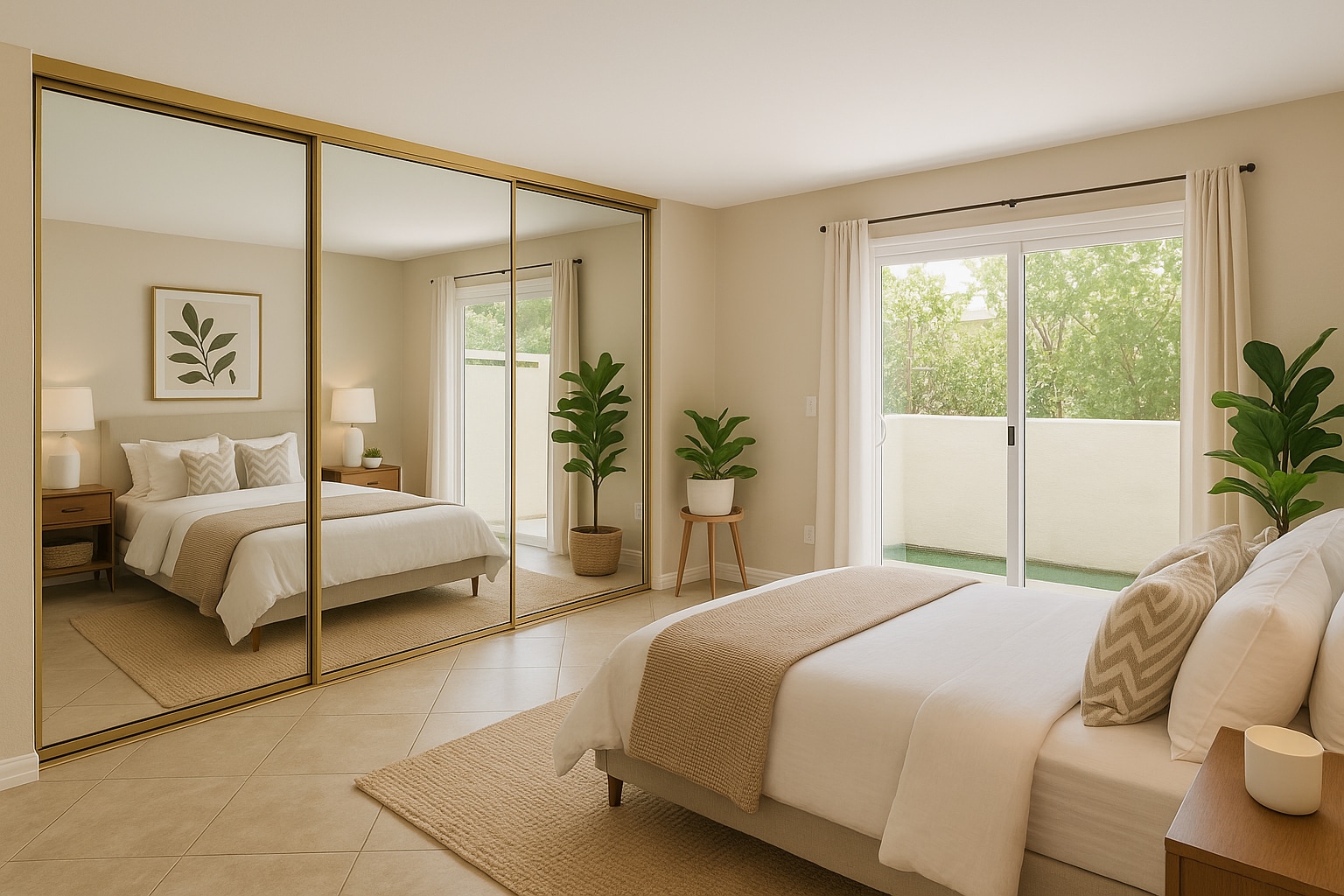 Bedroom 1 (virtual staging) - 3429 Legato Ct