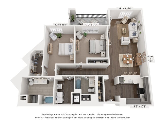 Floorplan - The Residences at Amberley Woods