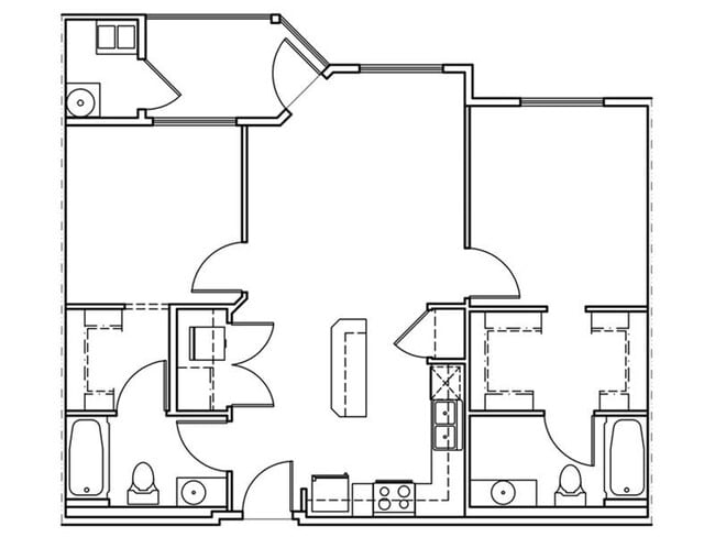 Floorplan - Arden Place Apartments