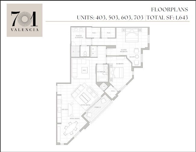 Floorplan - 701 Valencia