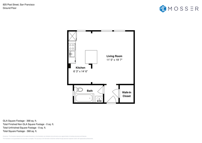 Floorplan - 825 Post St.