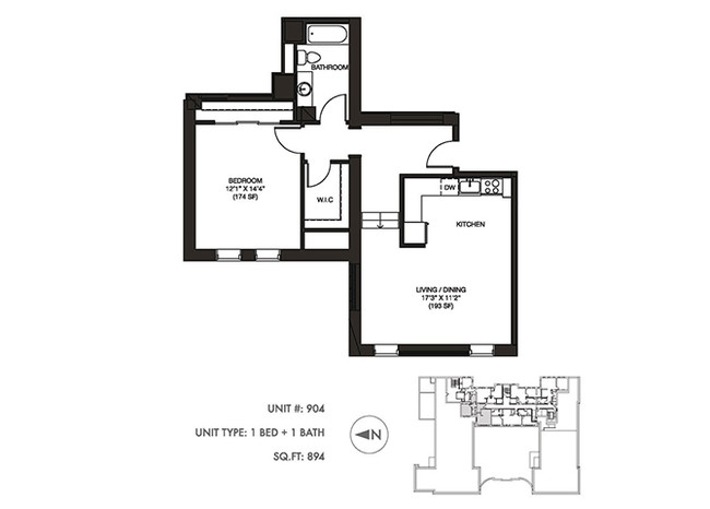 Floorplan - Somerset Place Apartments