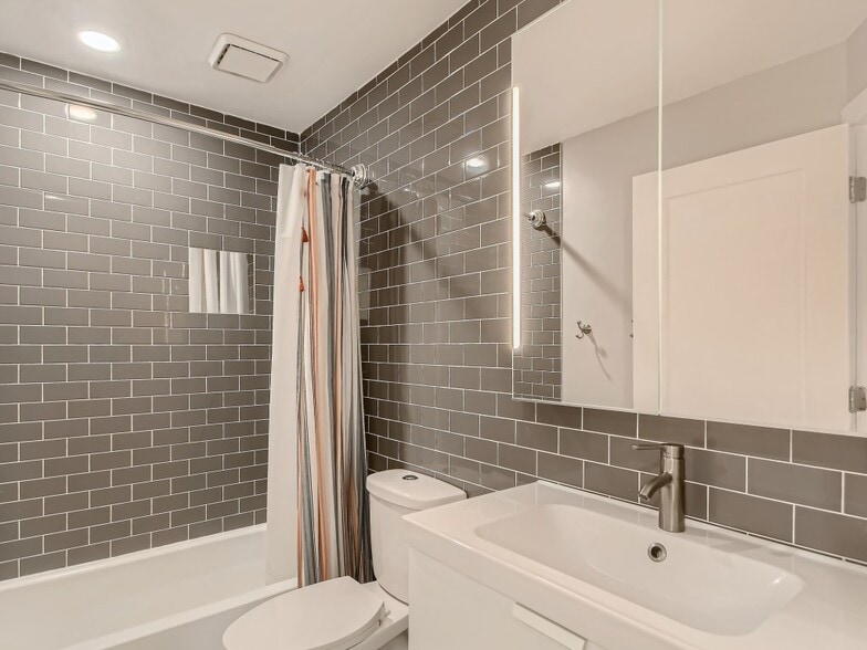 Beautiful tile in the remodeled bath - 2100 Ridge Dr