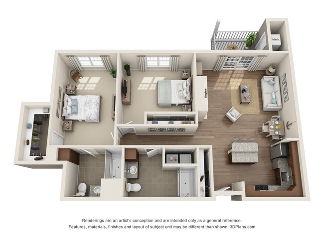 Floorplan - THE KENSEY ON ELLIOT