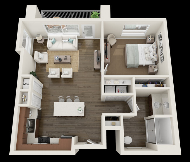 Floorplan - Foothill Lofts Apartments and  Townhomes