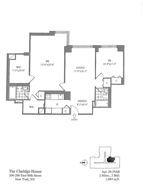 Floorplan - Claridge House