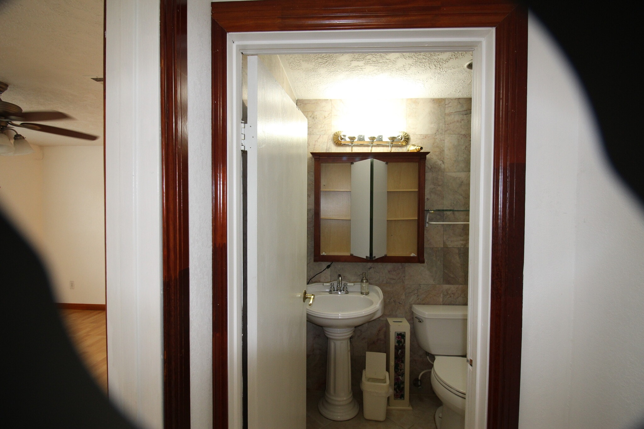 Guest Bathroom from Hall - 458 Woodrail Dr
