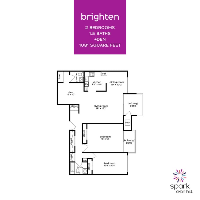 Floorplan - Spark Oxon Hill