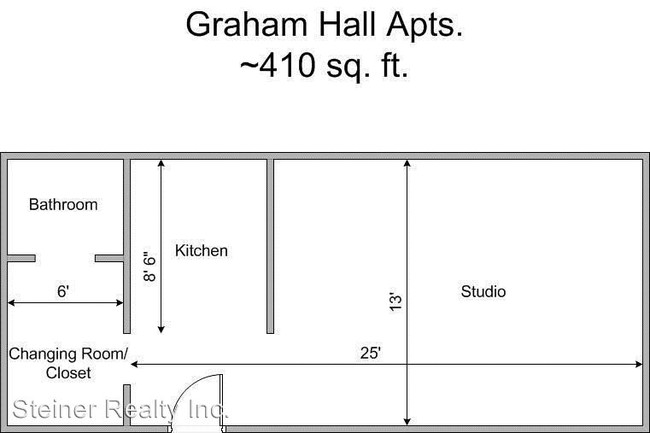 GH Studio Floorplan - Graham Hall