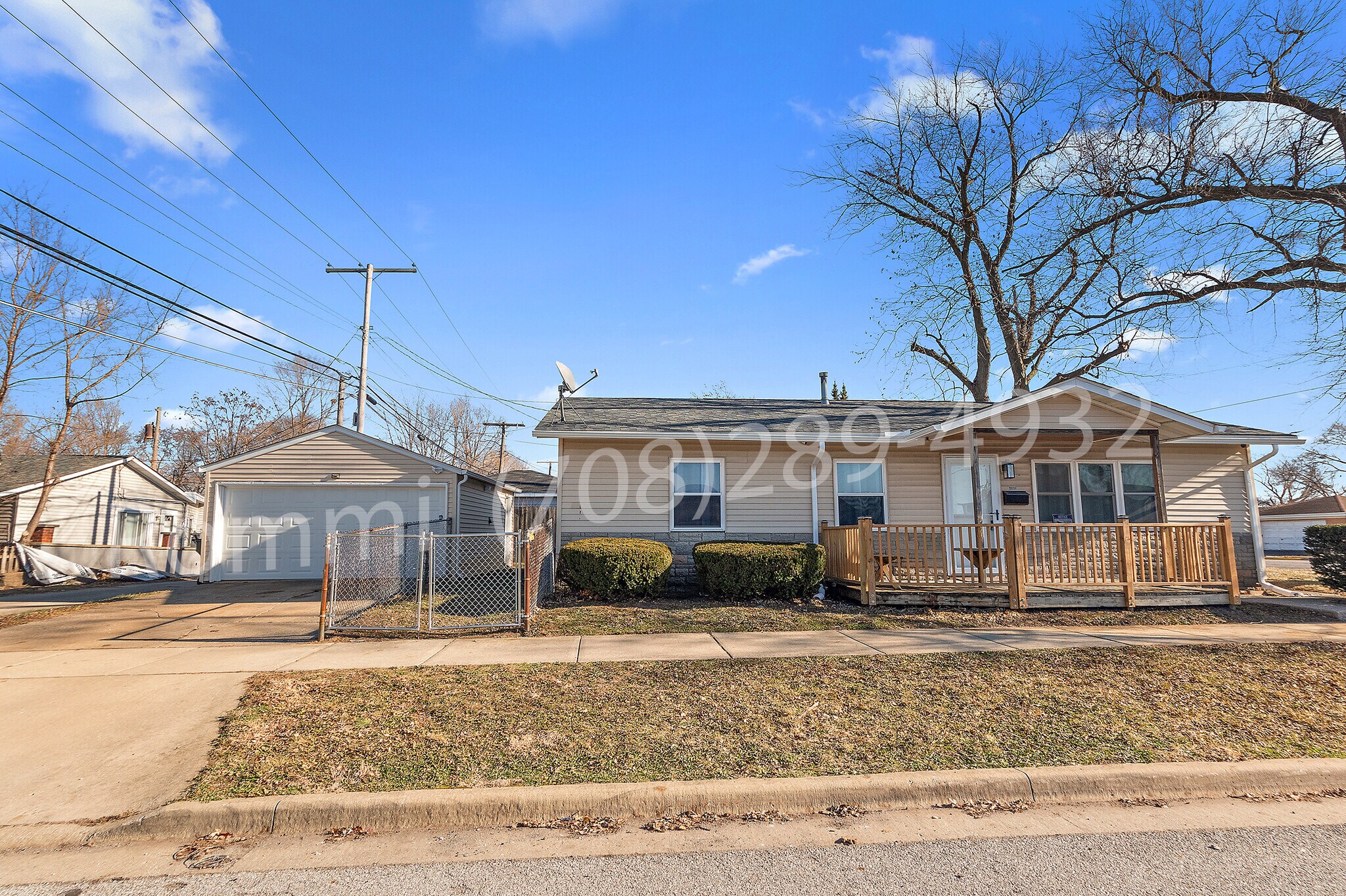Front with Garage - 3631 165th St