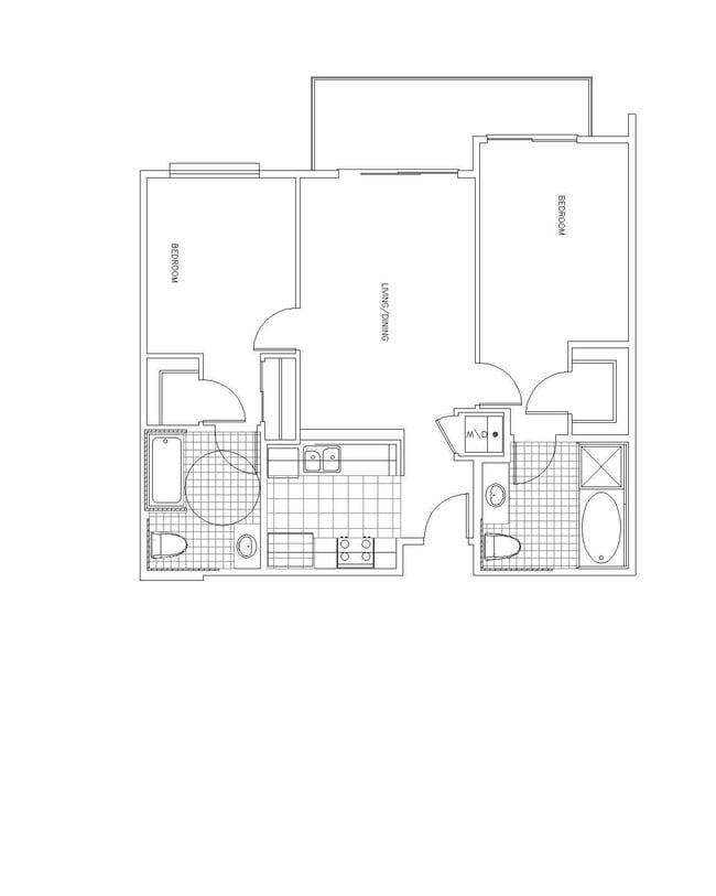 Revello 2x2 floor plan PR SM Revello LLC - PR SM Revello LLC