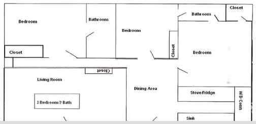 3BR/2BA - Briargrove Apartments