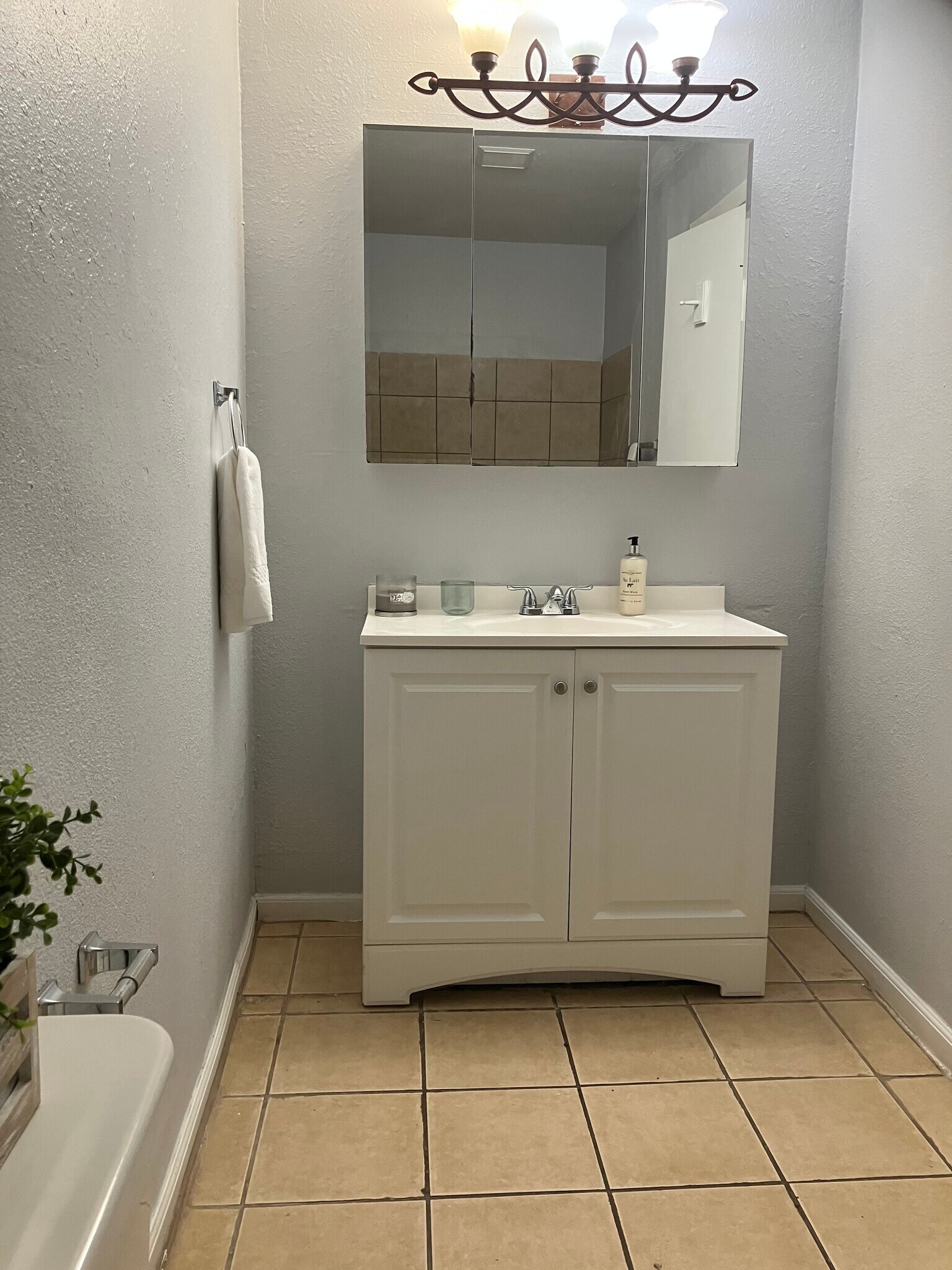 Primary bathroom vanity area - 3523 Horizon Lake