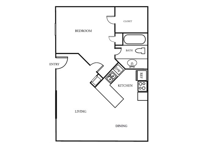 Floorplan - The Gardens Apartments