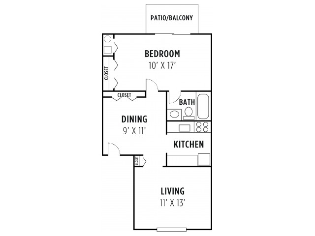 Floorplan - Park Court Apartments