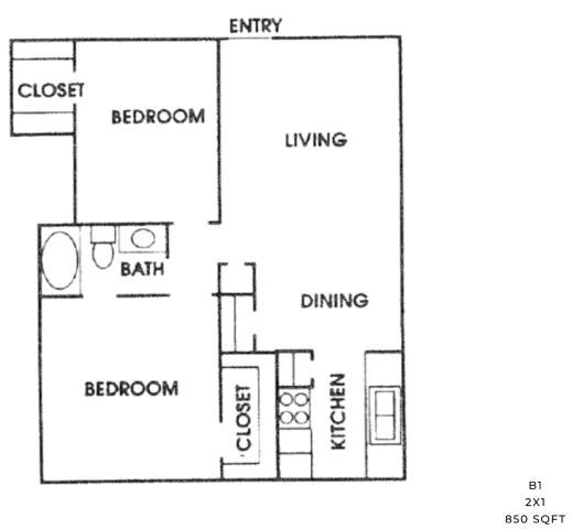 Floorplan - Nubia Square Apartments