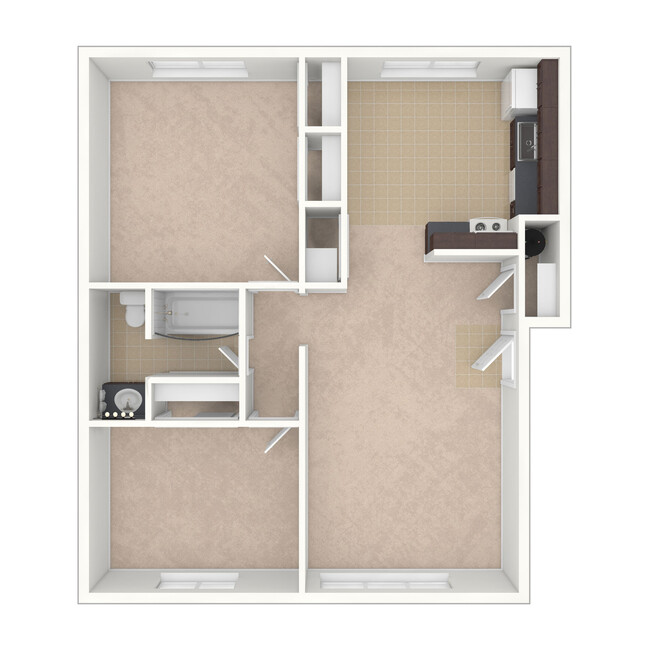 Floorplan - Arbor Place Apartments